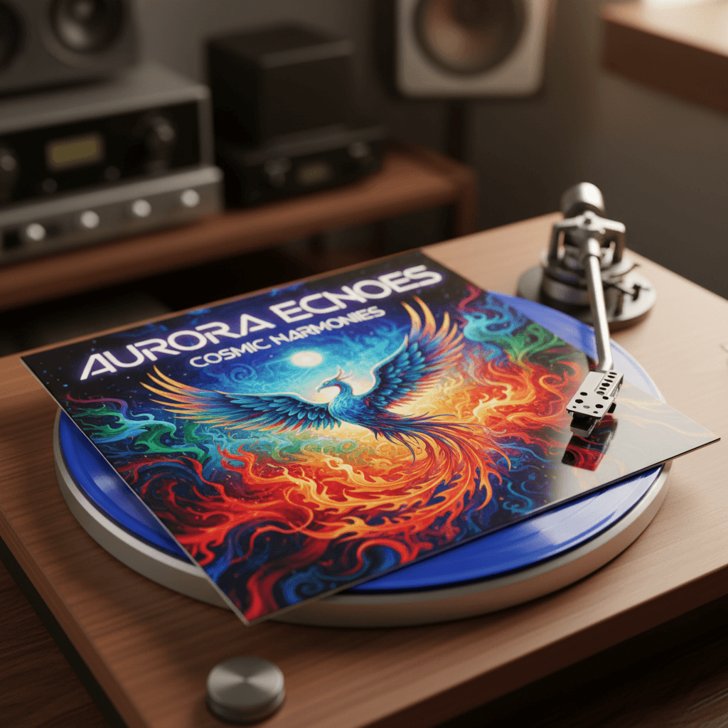 Artist album cover featured in Unreal Records catalog